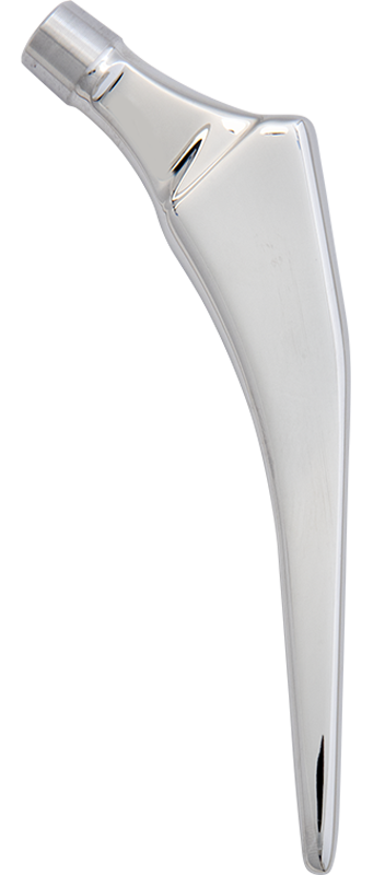 Alteo Highly Polished Hip Stem. The Alteon Highly Polished Stem is a highly polished cobalt chrome cemented stem which fits within the Alteon HA broach cavity.