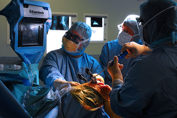 Exactech GPS used in operating room